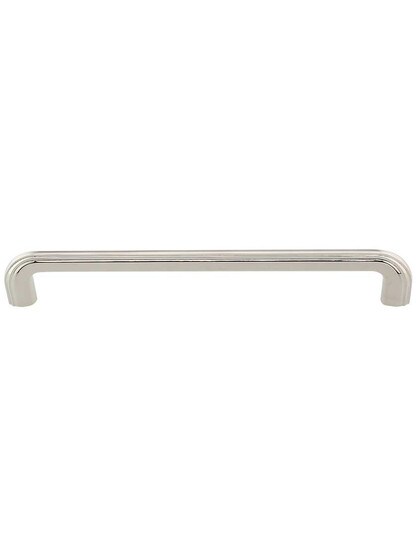 Victoria Falls Cabinet Pull - 8 inch Center-to-Center in Polished Nickel.